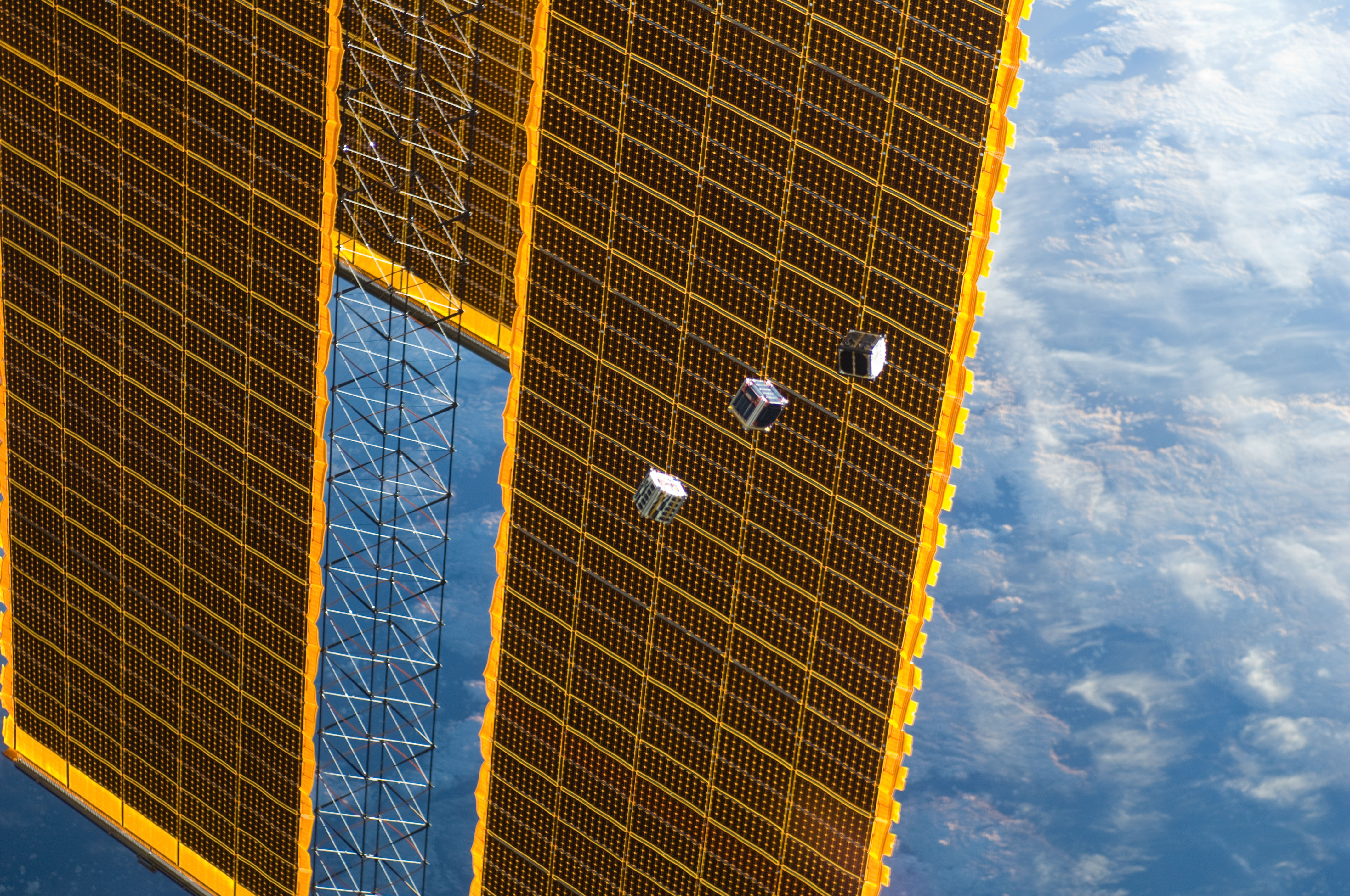 CubeSats launched from ISS by NASA