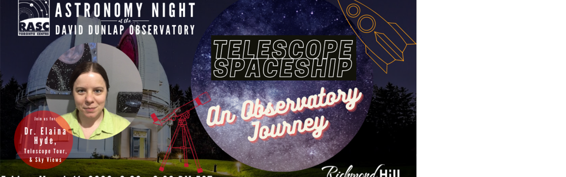 Telescope Spaceship: An Observatory Journey