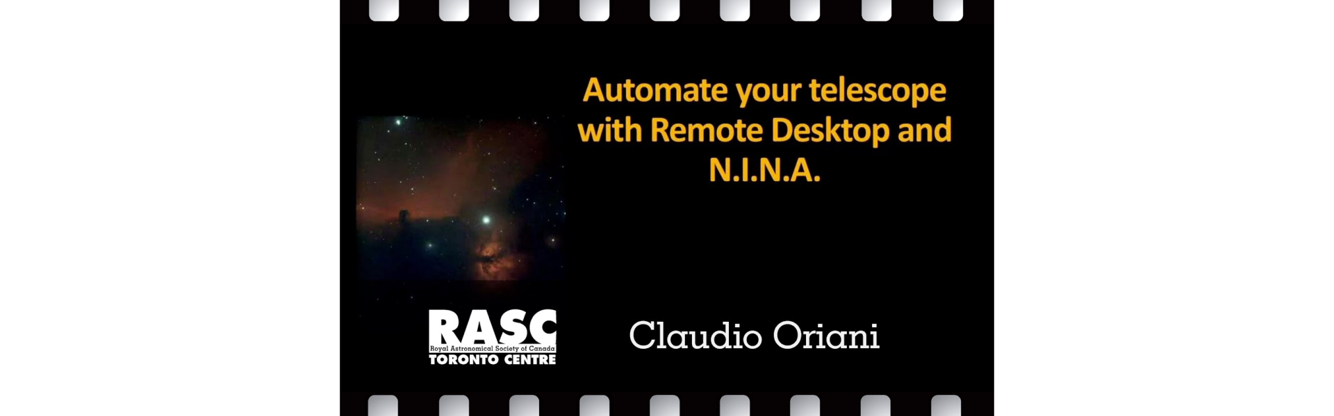 Automate your telescope with Remote Desktop and N.I.N.A.