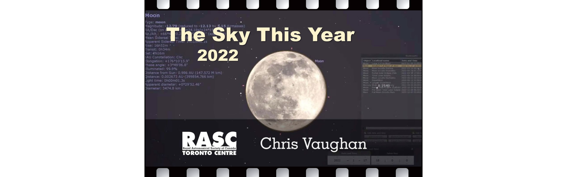 The Sky This Year 2022