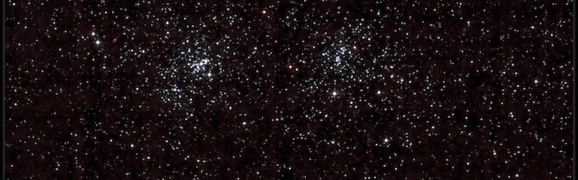 Double Cluster - NGC 884 and NGC 869 by Bill Longo